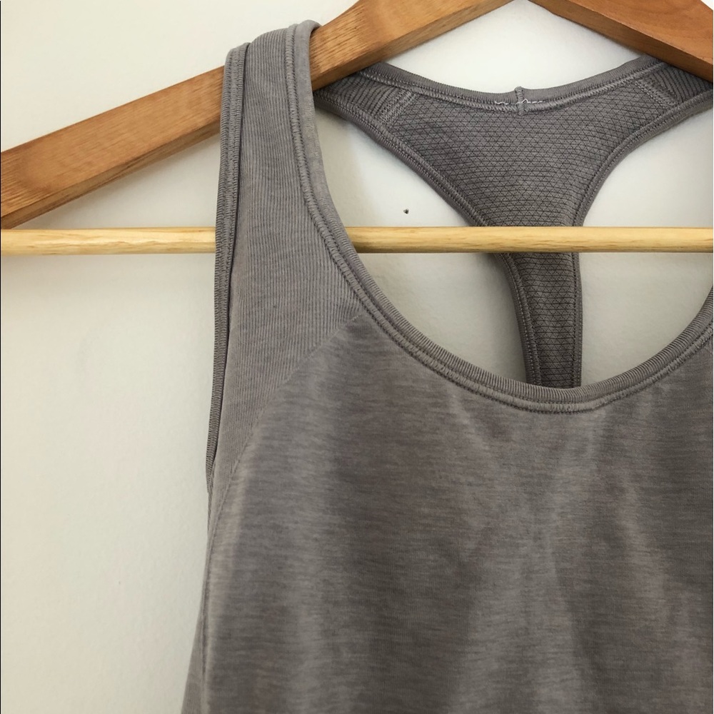 Lululemon Racerback Grey Tank - Picture 2 of 7